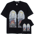 WHO DECIDES WAR Gothic Angel Graphic T-Shirt Grey Unisex Oversized Streetwear Cotton Tee