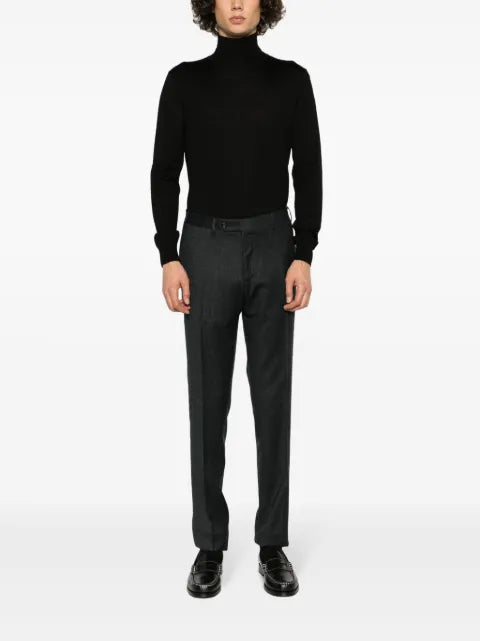 Ballantyne roll-neck fine-knit jumper