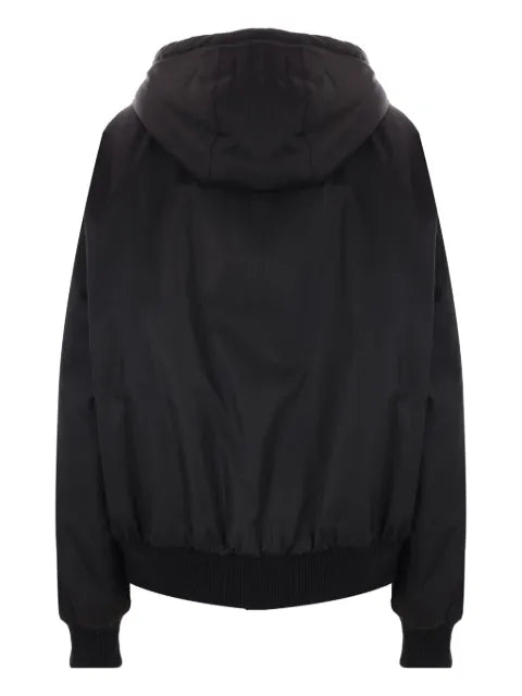 Prada Re-Nylon triangle-logo hooded jacket