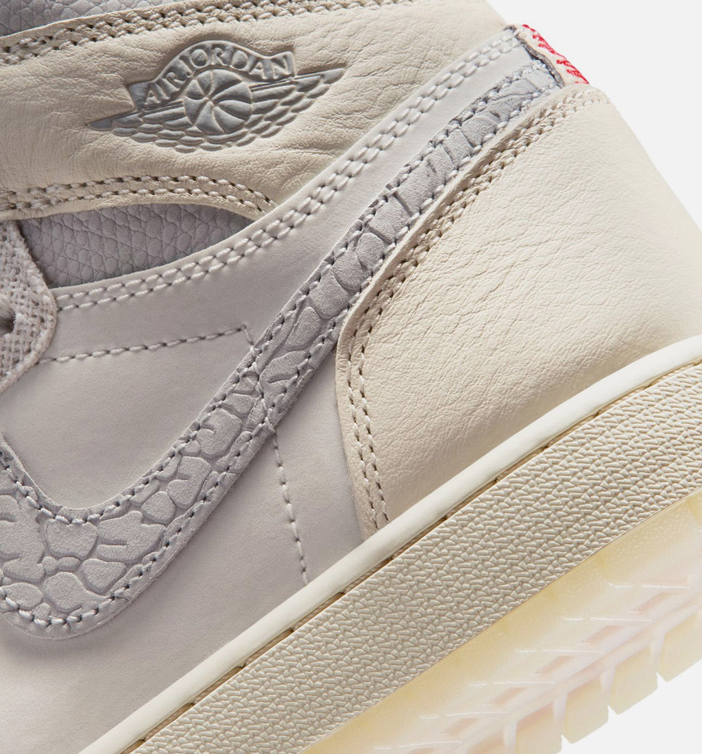 Air Jordan 1 Retro High OG Sail Grade School Lifestyle Shoes - Sail/University Red/Pale Ivory/Coconut Milk