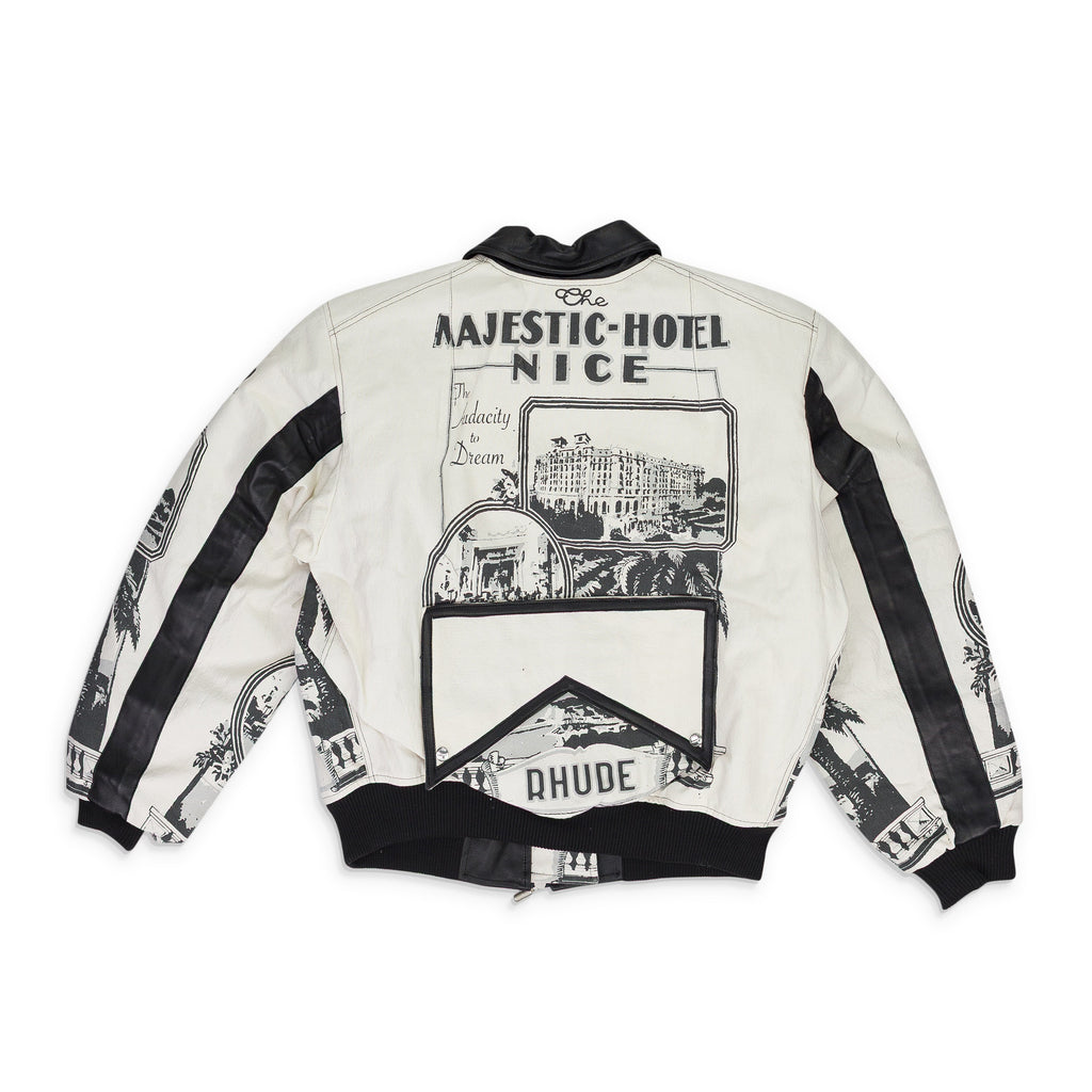White Vouyage Bomber Jacket
