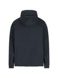 Stone Island 4100077 stretch organic cotton twill hooded jacket with anti-drop