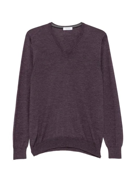 Gran Sasso V-neck wool sweater