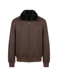 Montecore faux-fur collar bomber jacket