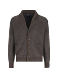 Zegna shawl-collar knit cardigan