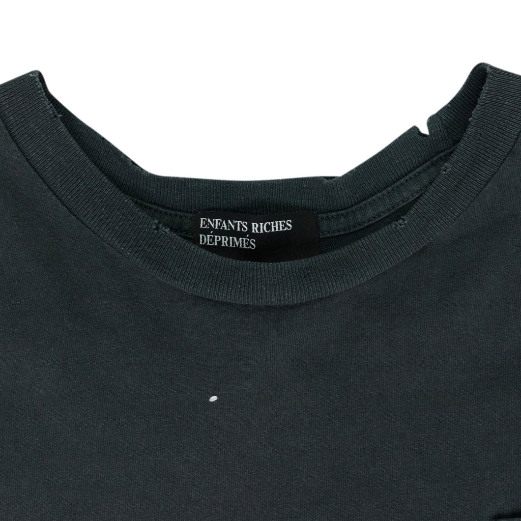 Black Paint Splatter L/S T-Shirt