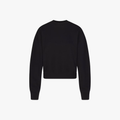 SKIMS Cotton Fleece Classic Crewneck Black