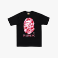 BAPE ABC Camo By Bathing Ape Tee Black/Pink