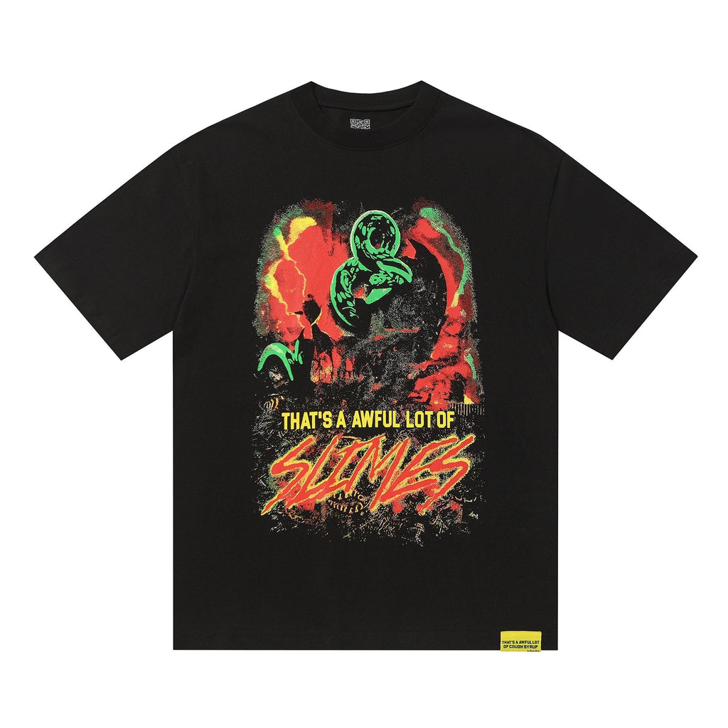 THAT'S A AWFUL LOT OF COUGH SYRUP Astronaut Slime Graphic T-Shirt