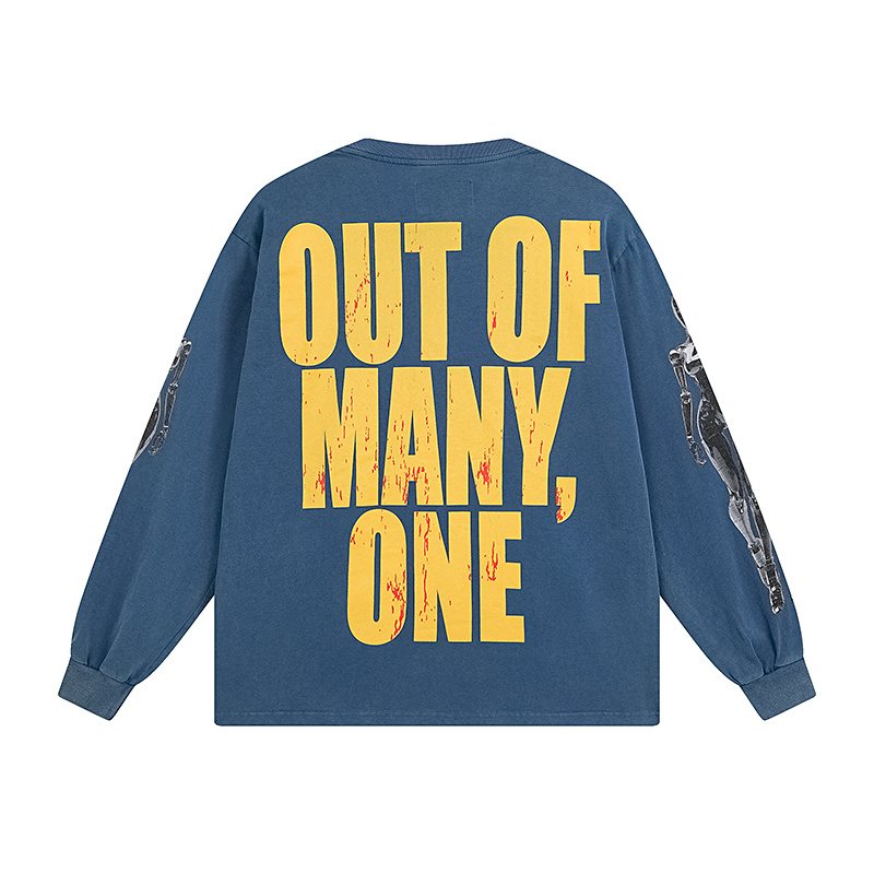 Godspeed Out of Many One Washed Long-Sleeve T-Shirt