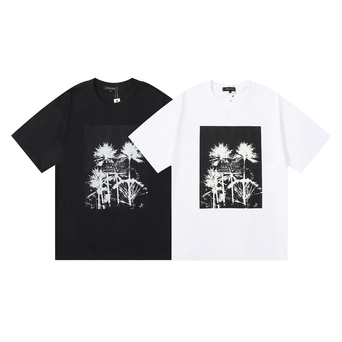 Purple Brand Palm Tree Graphic Short-Sleeve T-Shirt