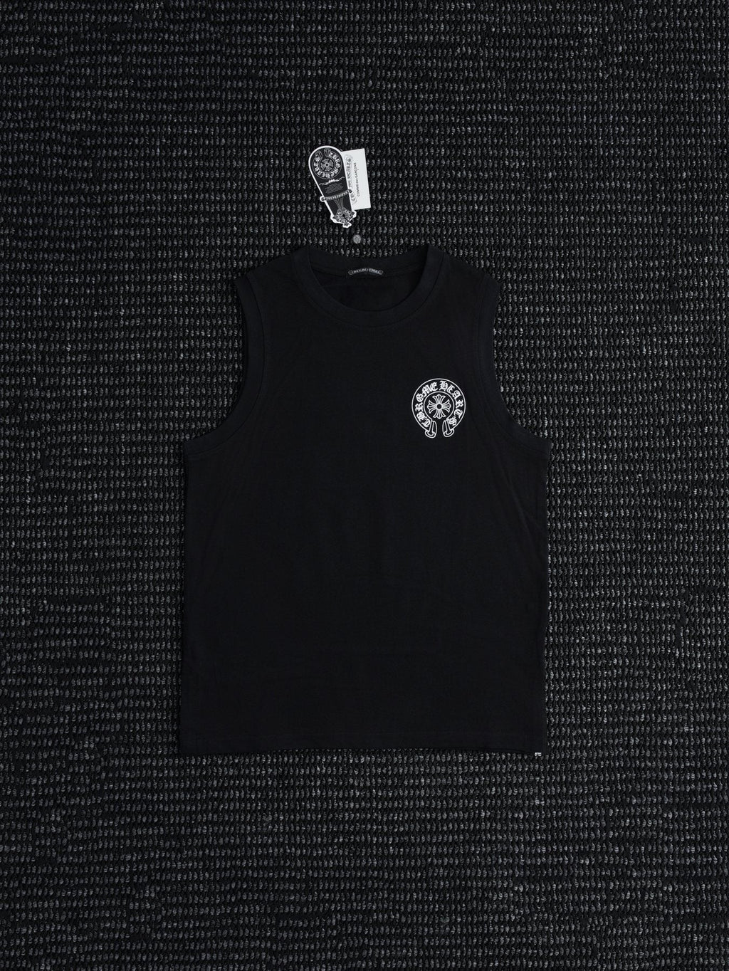 Chrome Hearts Rainbow Horseshoe Graphic Sleeveless T-Shirt