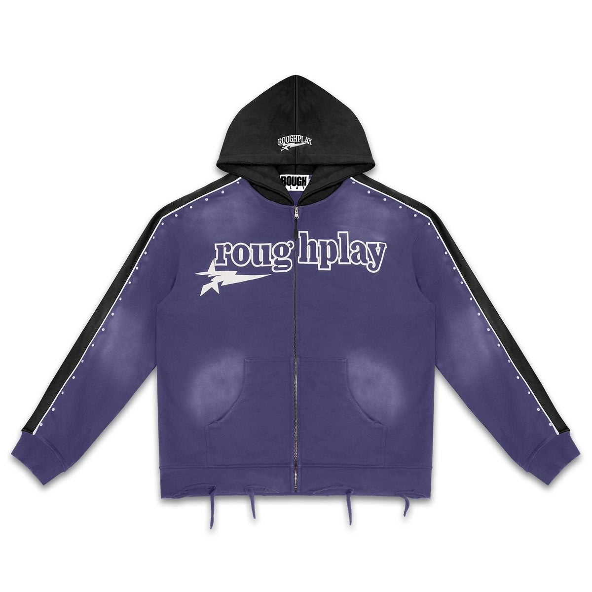 Rough Play Lightning Colorblock Zip Hoodie