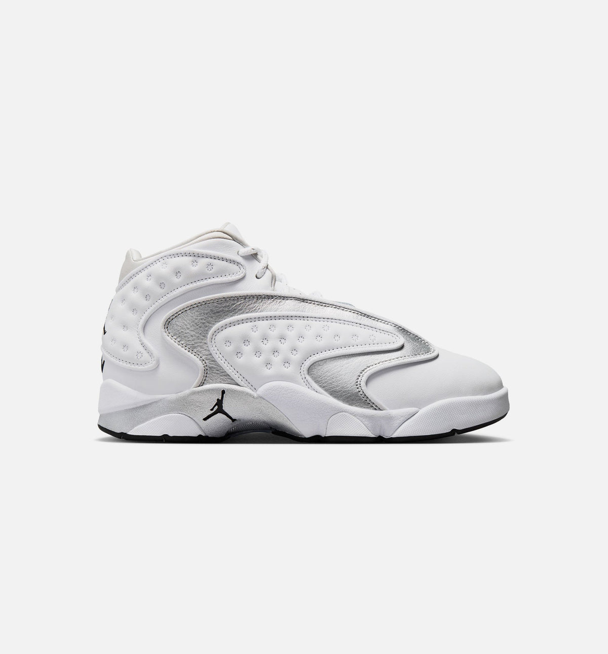 Air Jordan OG Women's Lifestyle Shoe - White/Black/Metallic Silver