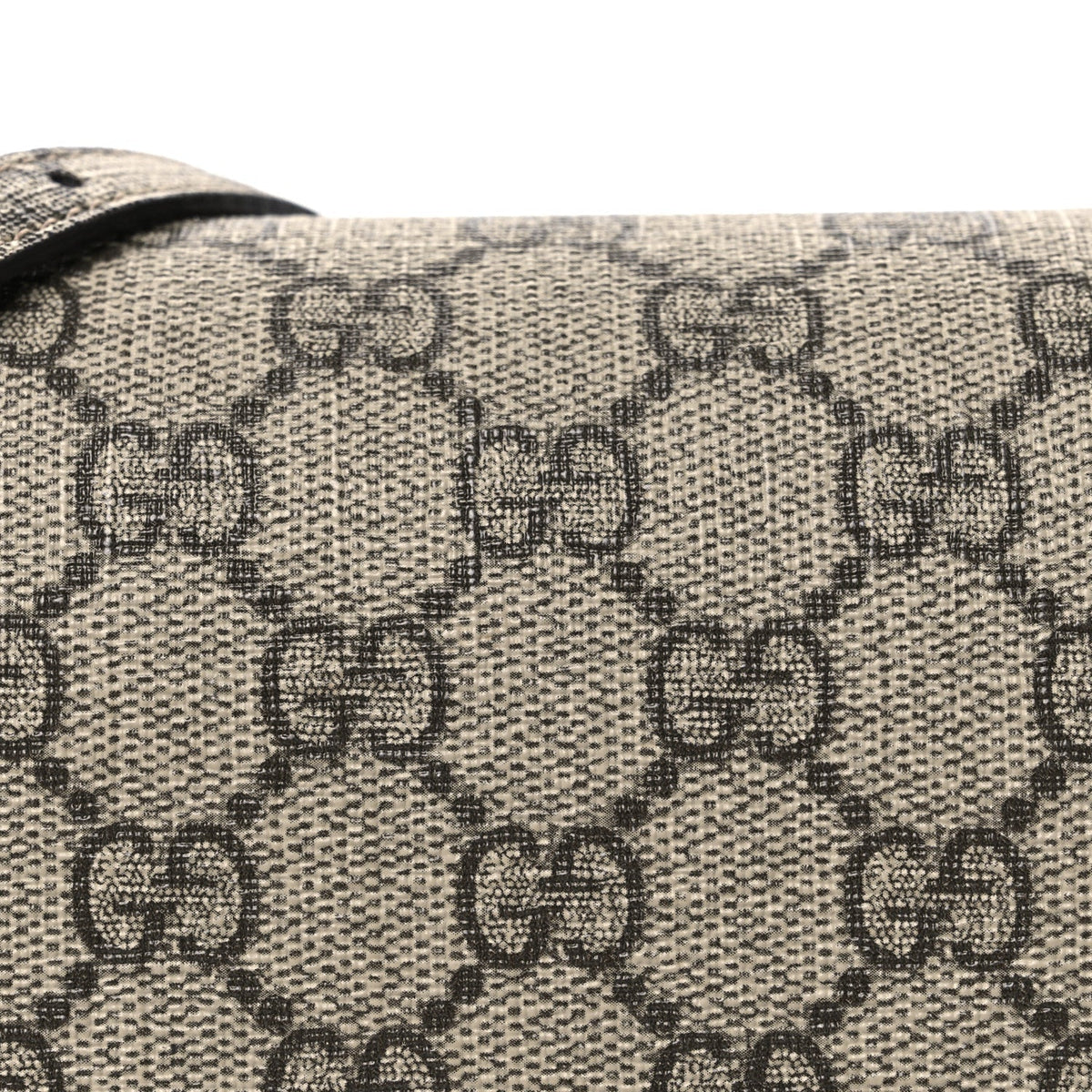 X GUCCI GG Supreme Monogram Small Hourglass Top Handle Bag Beige Ebony