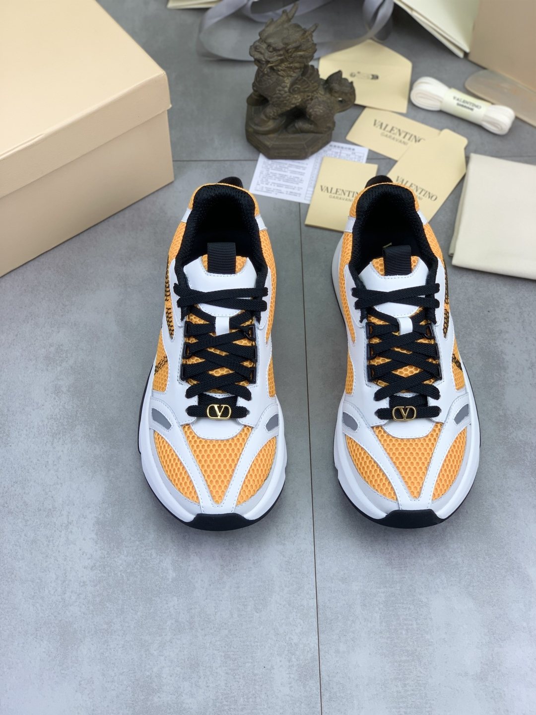 Valentino Mesh Panel Sneakers