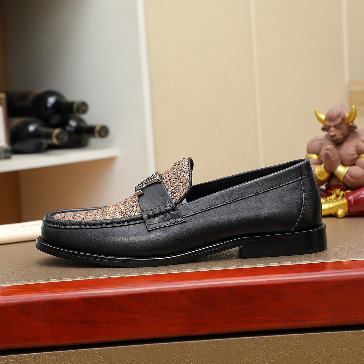 Louis Vuitton Woven Vamp Men’s Loafers