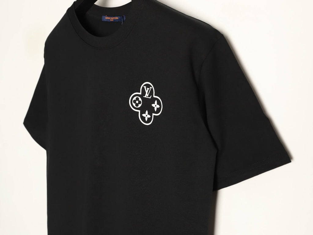 Louis Vuitton Chain-Circle LV Graphic T-Shirt - Black